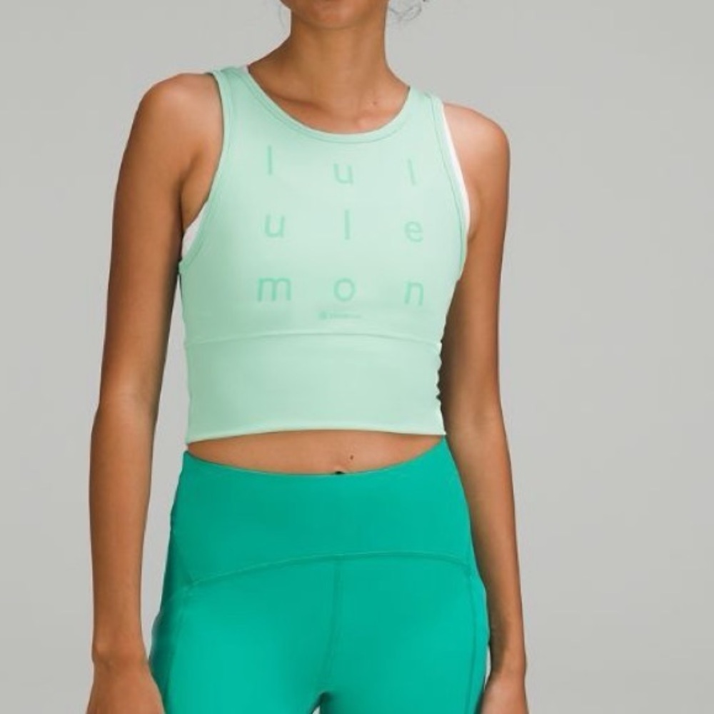 Lululemon Everlux Wild Mint Power Pivot Tank